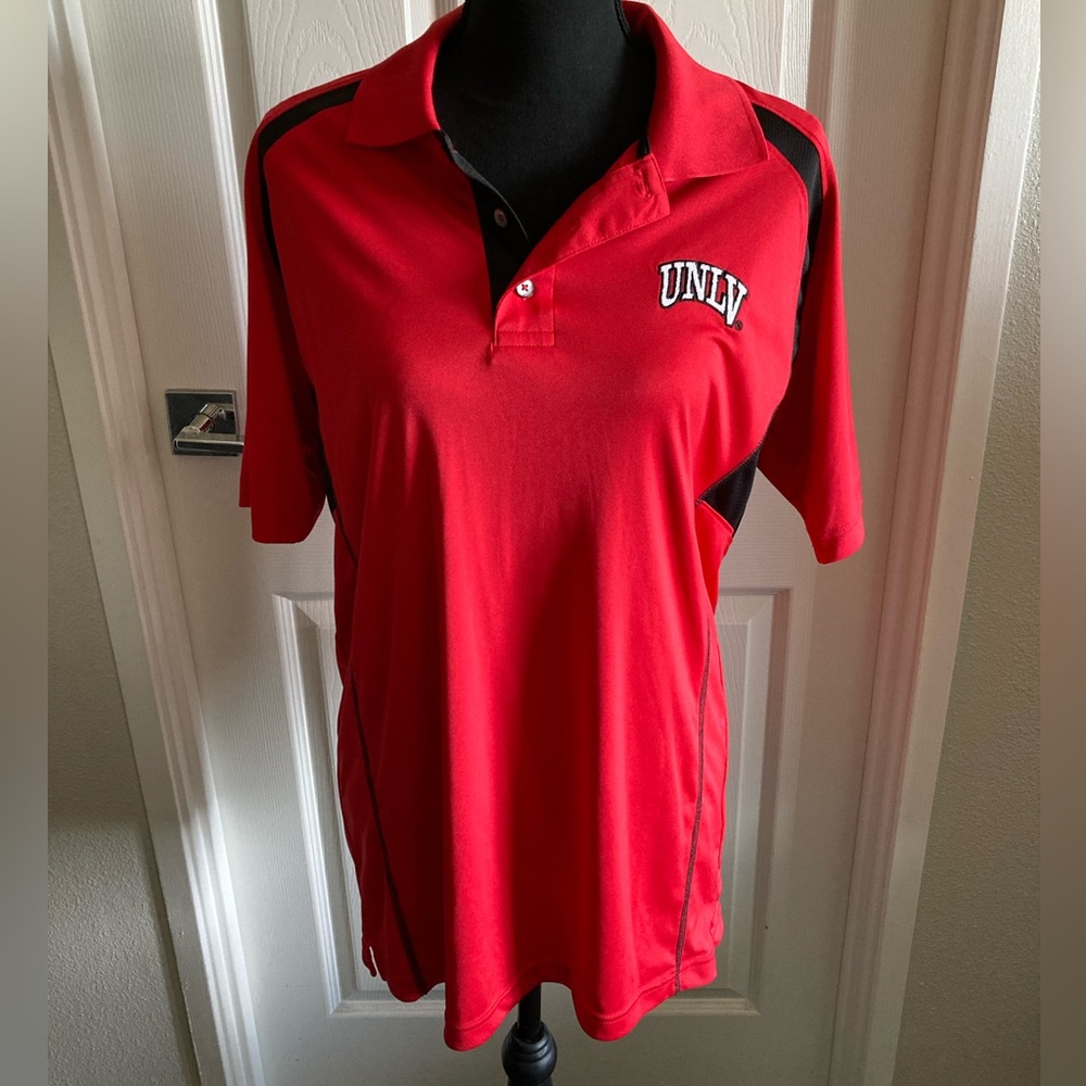 Champion Red Polo UNLV Shirt Vibrant Athletic Style